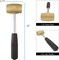 The Beadsmith Brass Head Mallet - Metal Elements - 10 Inches long, 2LB head with a 38mm Face - Brass & Sheet Metal Hammer for Dapping, Chasing & Light Stamping